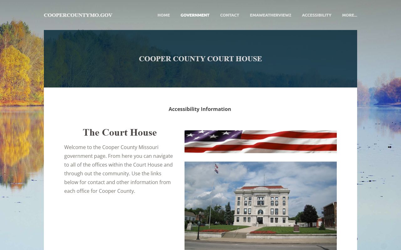 Cooper County court records government office directory
