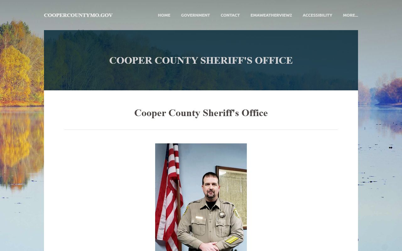 Cooper County sheriff records and detention contacts